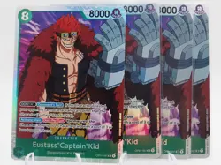 4x Eustass"Captain"Kid OP01-051 Romance Dawn - One Piece - Image 1