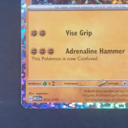 Pokemon TCG - Klawf 11/15 - NM - McDonald's Collection - 2023 Promo - Holo - Image 3