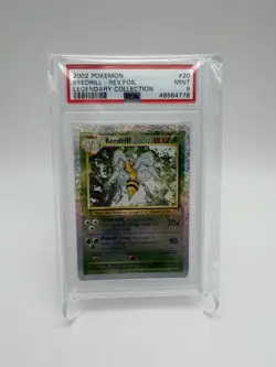 2002 Pokemon Beedrill Legendary Collection Reverse Foil #20 PSA 9 Graded Mint - Image 1