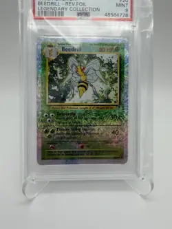 2002 Pokemon Beedrill Legendary Collection Reverse Foil #20 PSA 9 Graded Mint - Image 2