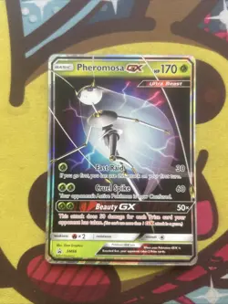 Pokemon Pheromosa GX SM66 - SM Black Star Promo - Excellent - Standard Size - Image 1