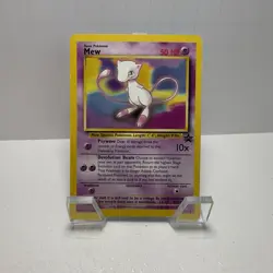 Pokemon Mew Wizards Black Star Promo #8 Basic 50HP Regular Promo English - Image 1