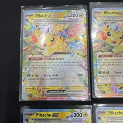 Lot Of 6 Pikachu ex 057/191 Pokemon Surging Sparks Double Rare Nm/m - Image 2