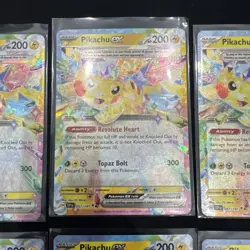 Lot Of 6 Pikachu ex 057/191 Pokemon Surging Sparks Double Rare Nm/m - Image 3