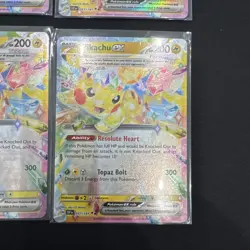 Lot Of 6 Pikachu ex 057/191 Pokemon Surging Sparks Double Rare Nm/m - Image 5
