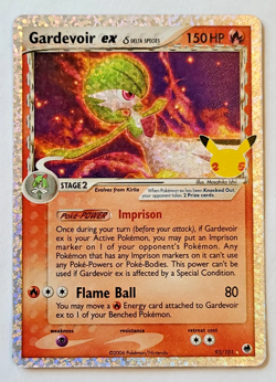 Pokemon TCG: Gardevoir EX Delta Species Celebrations #93/101 MINT - Image 1