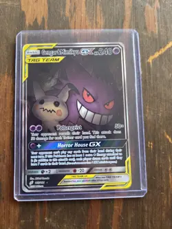 NEAR MINT Gengar & Mimikyu GX Tag Team 165/181 SM Team Up New Never Played - Image 1