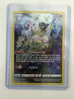 Pokemon TCG Galarian Gallery Crown Zenith Mew GG10/GG70 NM Condition - Image 1
