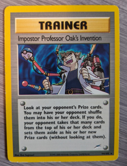 Pokemon Impostor Professor Oak's Invention 94/105 Neo Destiny MP - Image 1