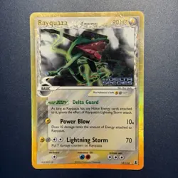 Rayquaza 13/113 EX Delta Species Pokemon Reverse Holo HP STAMPED (READ DESC) - Image 1