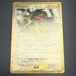 Rayquaza 13/113 EX Delta Species Pokemon Reverse Holo HP STAMPED (READ DESC) - Image 3