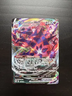 Eternatus VMAX 117/189 Holo Rare VMAX Darkness Ablaze Pokemon NM - Image 1
