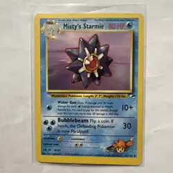 Pokemon WOTC TCG Vintage Misty's Starmie 056/132 Gym Heroes Regular LP - Image 1