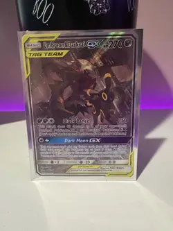 Umbreon and Darkrai gx sm241 Pokemon Holo Rare Full Art - Image 1
