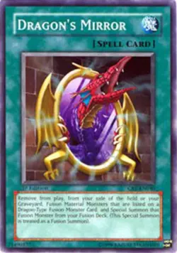 Dragon's Mirror - CRV-EN040 - Common - Unlimited Edition - Heavily Played - Cybe - Image 1