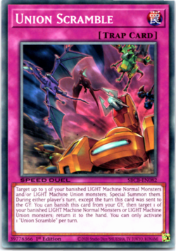 UNION SCRAMBLE SBCB-EN082 - Common - 1st Edition Yugioh - Image 1