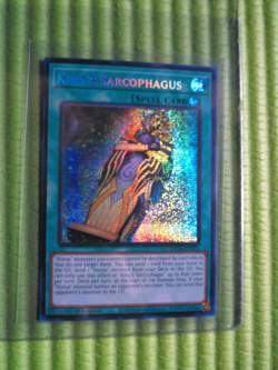 Yugioh King's Sarcophagus MP24-EN125 Secret Rare 1st Edition Konami - Image 1