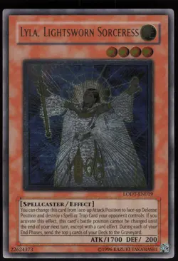Lyla, Lightsworn Sorceress LODT-EN019 Ultimate Rare TWED ENHANCED Yugioh - Image 1