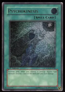 Psychokinesis CSOC-EN056 1st Edition Ultimate Rare GREY YU-GI-OH - Image 1