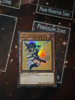 YU-GI-OH! DARK MAGICIAN GIRL LART-EN035 ULTRA RARE NEAR MINT LIMITED EDITION - Image 1