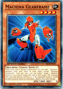 MACHINA GEARFRAME SBCB-EN071 - Common - 1st Edition Yugioh - Image 1