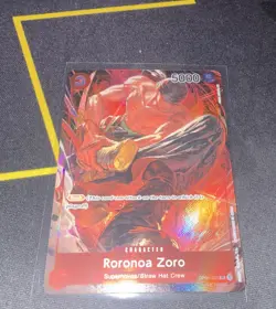 One Piece CCG Roronoa Zoro OP01-025 Parallel Romance Dawn SR Foil English MINT - Image 1