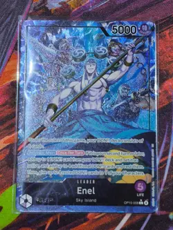 Enel - One Piece OP15-058 - Leader - English - Alt Art - MT/NM - Pack Fresh!! - Image 1