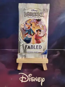 Disney Lorcana TCG Fabled Set 9 Booster Pack New & Factory Sealed - Image 1