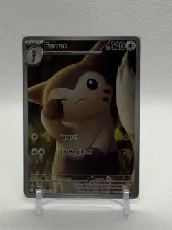 Furret 168/159 -SV09: Journey Together (JTG) Illustration Rare Holo Pokemon Card - Image 1