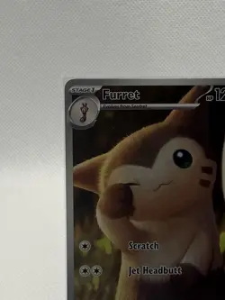 Furret 168/159 -SV09: Journey Together (JTG) Illustration Rare Holo Pokemon Card - Image 5
