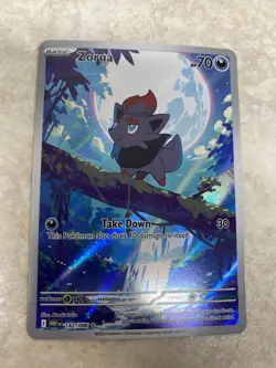 Zorua 142/086 - Pokemon White Flare Illustration rare Card NM - Image 1