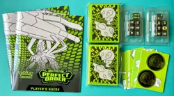 Perfect Order ETB Card Sleeves, dice, dividers, coins & Guide Pokemon TCG New - Image 1