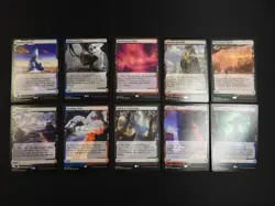 10 Card Fetch Land Set NM [Zendikar Rising Expeditions] Mtg Magic Free Tracking! - Image 1