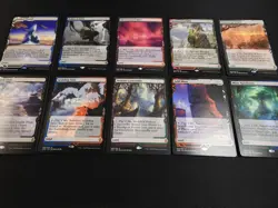 10 Card Fetch Land Set NM [Zendikar Rising Expeditions] Mtg Magic Free Tracking! - Image 4