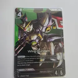 Wing Gundam Alternate Art Foil - ST02-001 LR+ NM - Gundam TCG Card Game - Image 1