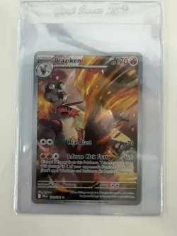 Pokemon Blaziken 192/182 Illustration Rare Destined Rivals TCG Card - Image 1