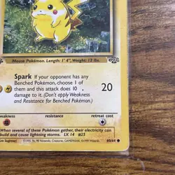 Pokemon Pikachu TCG Jungle Card 60/64 1st Edition Common (SEE PHOTOS) - Image 5