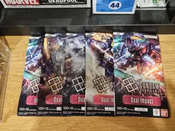 Gundam Card Game GD02 Dual Impact x10 Sleeved English Booster Packs New Sealed - Image 1