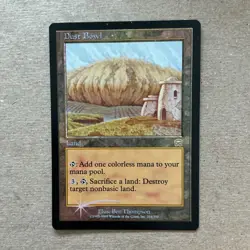 Wizards of the Coast Magic: The Gathering Dust Bowl Land 1999 Ben Thompson foil - Image 1