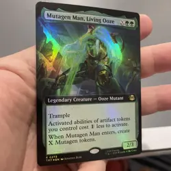 Mutagen Man, Living Ooze MTG (EXTENDED ART FOIL) TMNT NM! +Bonus FREE SHIPPING! - Image 2