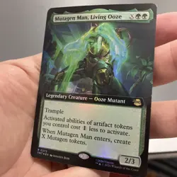 Mutagen Man, Living Ooze MTG (EXTENDED ART FOIL) TMNT NM! +Bonus FREE SHIPPING! - Image 3