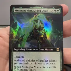 Mutagen Man, Living Ooze MTG (EXTENDED ART FOIL) TMNT NM! +Bonus FREE SHIPPING! - Image 5