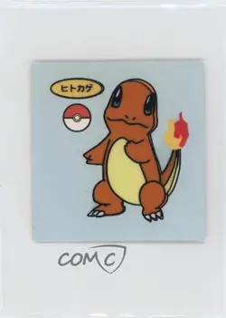 Charmander Japanese Daiichi Pokemon Bread Deco Chara Stickers Lucky Seal 1998 - Image 1