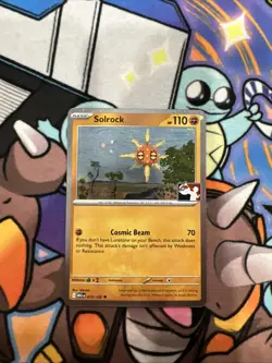 Solrock 075/132 Cosmos Holo Play! Stamp Prize Pack Series 8 Pokemon TCG NM - Image 1