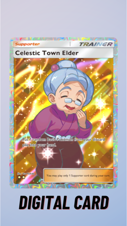 Pokemon TCG Pocket Celestic Town Elder Triumphant Light 2 Star ⭐⭐ (English) - Image 1