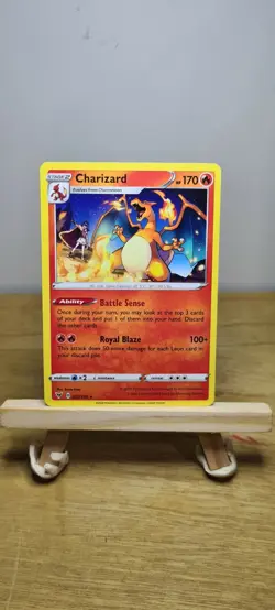 Pokemon TCG Vivid Voltage Charizard Non-Holo 025/185 NM/M - Image 1