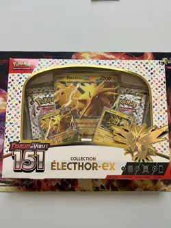 Pokemon JCC: Ecarlate et Violet – 151 Collection Electhor-ex Boite - 42 Cartes 820650557019 - Image 1