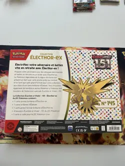 Pokemon JCC: Ecarlate et Violet – 151 Collection Electhor-ex Boite - 42 Cartes 820650557019 - Image 2