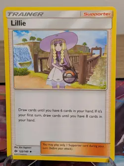LILLIE 122/149 UNCOMMON SUN & MOON POKEMON MP - Image 1