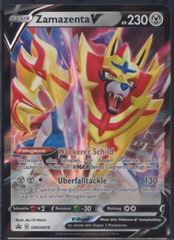 Zamazenta V SWSH019 - Schwert Schild Black Star Promo - DE - NM - Pokemon TCG - Image 1